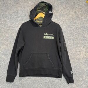 Alpha Industries x New Era Chicago Cubs Hoodie Sweatshirt adult Medium Camo